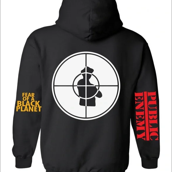 Public Enemy Fear of a Black Planet Pullover Hoodie S-5XL New S-5XL Rap Hip Hop - Picture 2 of 2